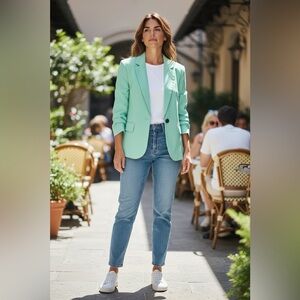 Vero Moda Mint Green Women’s Blazer Size 2 NWOT